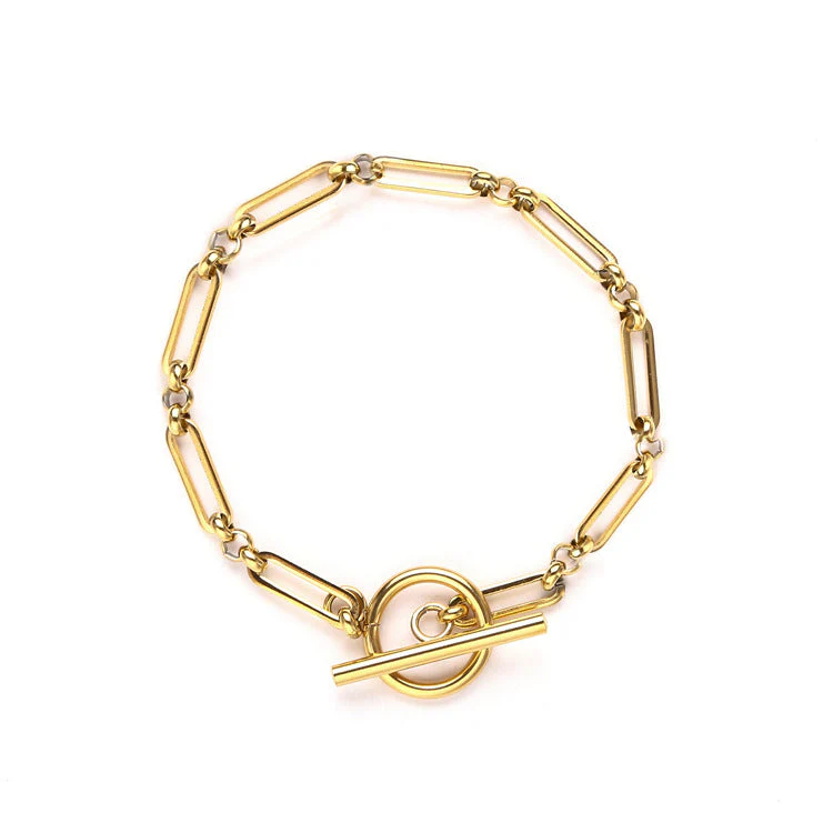 Anchor T-Bar Bracelet