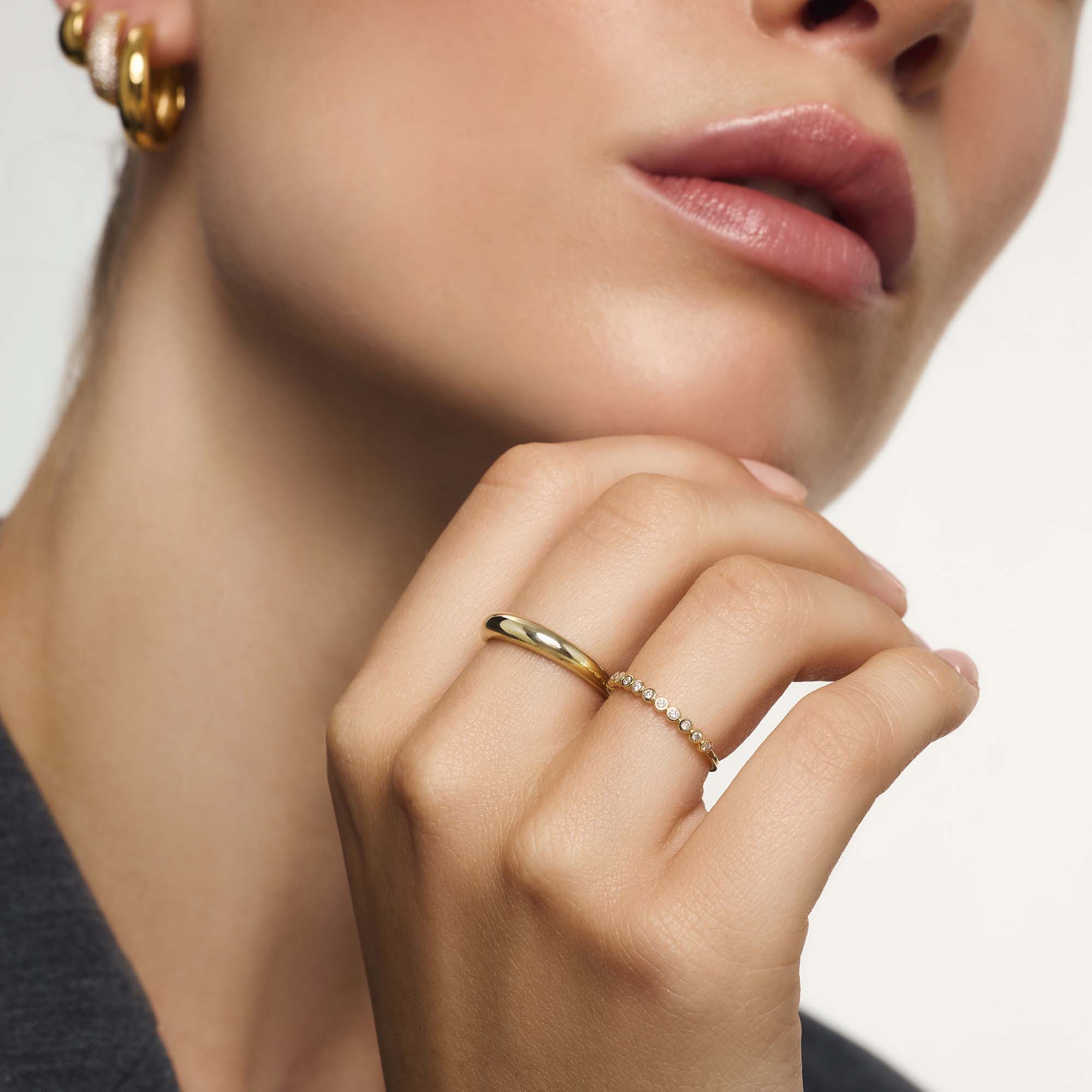 Diamond Bubble Ring | Gold 14k - Image 3